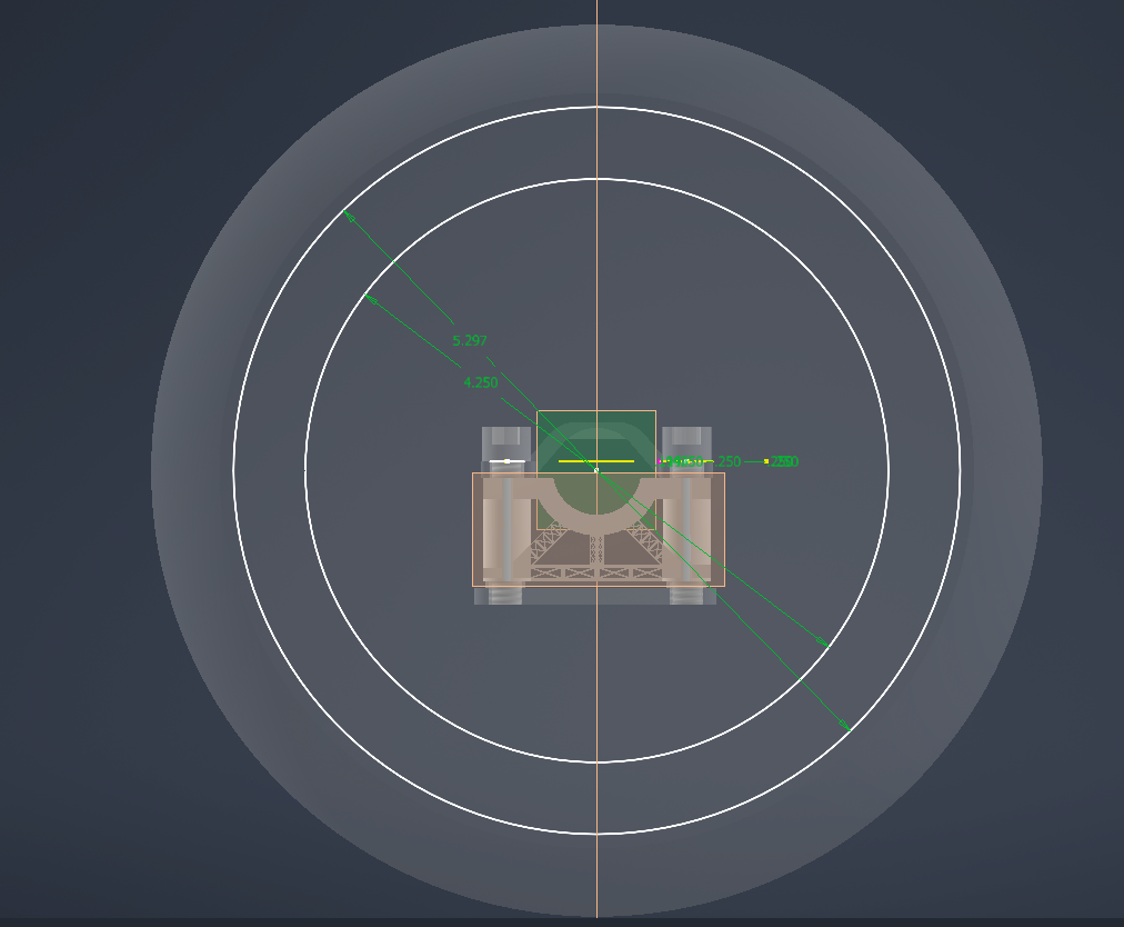 Drive assembly seated in the wheel